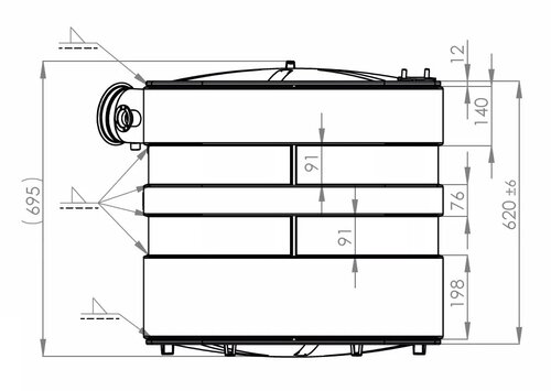 Silencer w. SCR for Volvo