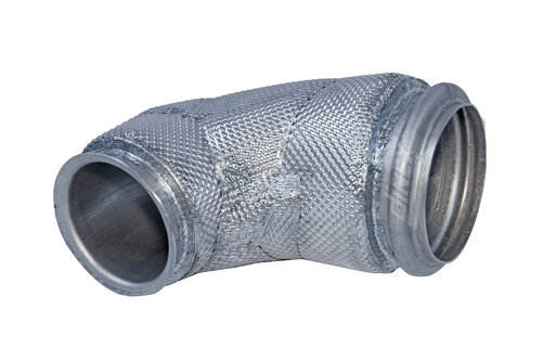 Insulated Exhaust Pipe, Peterbilt