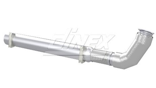 Insulated Exhaust Pipe w. flex, D2S+, Volvo