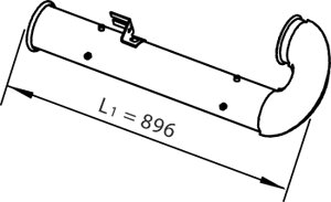 TUBE ARRIERE-DAF-1623596