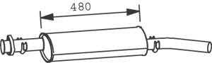 SILENCIEUX -CITROEN-FIAT-PEUGEOT-173175