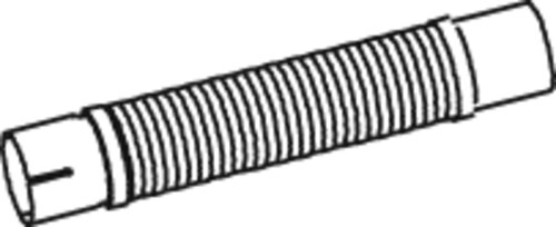 Гофра (нерж) с фланцами ID 77,0 mm L=495 mm