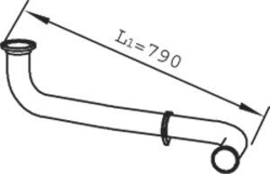 TUBE AVANT-DAF-1406274