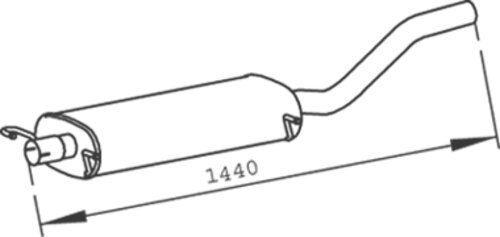 Silencer for Mercedes