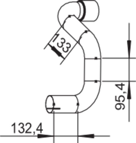 TUBE AVANT-MERCEDES-674.492.6101