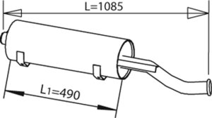 Silencer for Mercedes