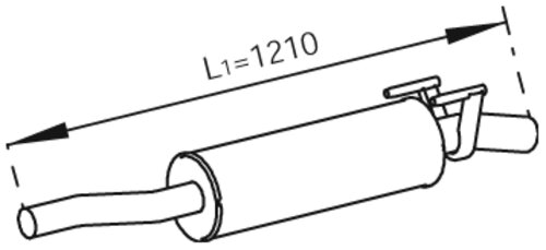 Silencer for Mercedes