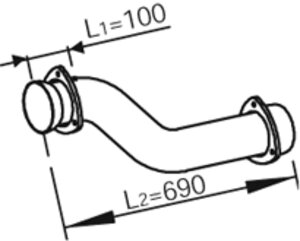 Pipe for Volvo