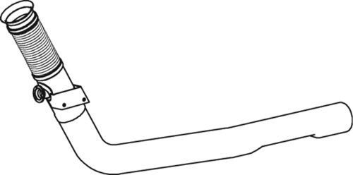 Передняя труба с гофрой (нерж)