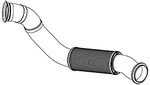 Exhaust Pipe w. Flex, D2S, Renault/Volvo