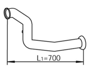 Pipe for Mercedes