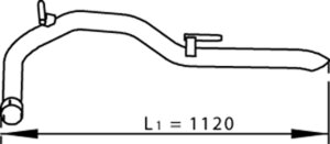 Pipe for Mercedes/Volkswagen