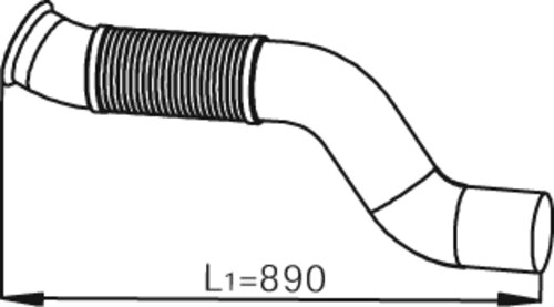 Pipe for Mercedes