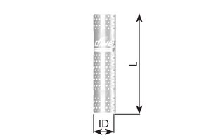 Защита глушителя блестящая с защитной пленкой (цинк) D 249,0 mm L=1250 mm