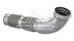 Exhaust Pipe w. Bellow, Iveco