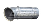 Exhaust Pipe w. Flex, D3S, International