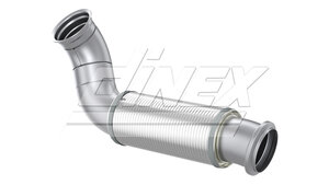 Exhaust Pipe w. Flex, D2S, Renault/Volvo