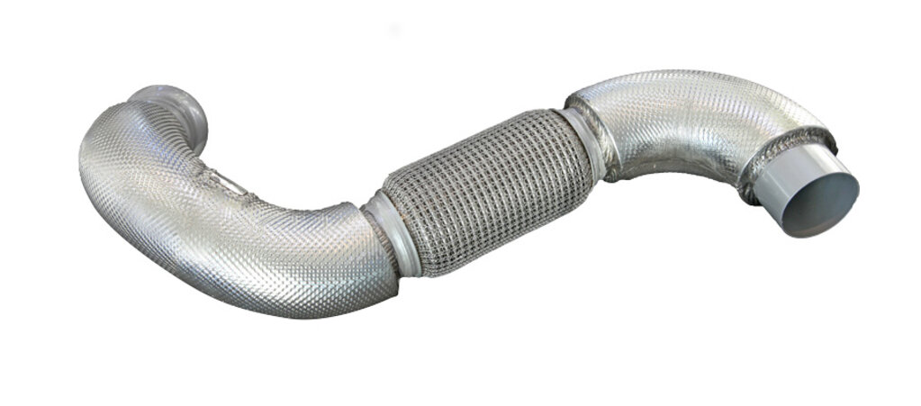 Exhaust pipes can be manufactured in both ferritic and austenitic stainless steel