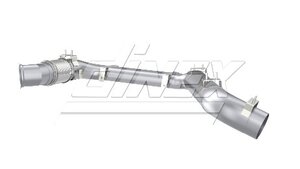 Exhaust Pipe w. Flex, D2S+, Renault/Volvo
