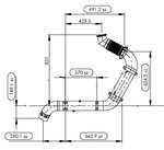 Exhaust Pipe w. Flex, D2S+, Renault/Volvo