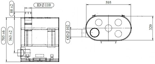 Silencer for Renault, E-line