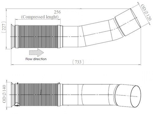 TUBE AVANT-MERCEDES-NEOPLAN-930.490.5419