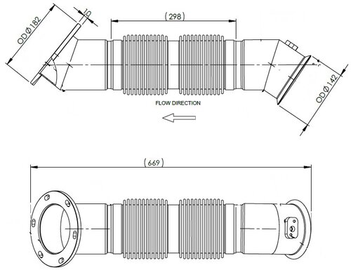 Exhaust Bellow, Mercedes