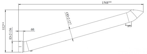 TUBE ARRIERE-MERCEDES-633.490.0527