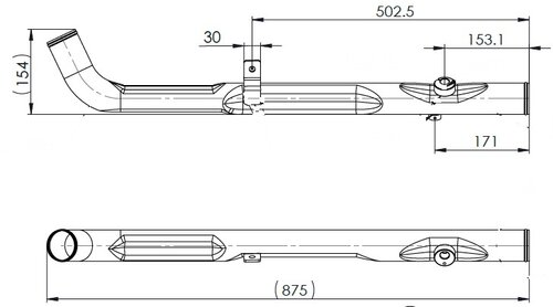 Water Coolant Pipe, Scania