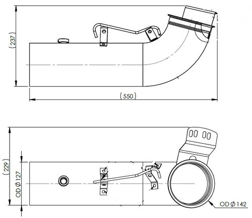 Exhaust Pipe, Scania