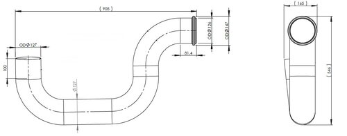 TUBE ARRIERE-VOLVO-1628052