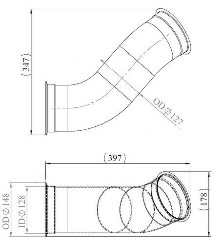 Exhaust Pipe, Volvo