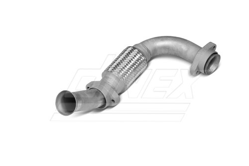 Exhaust Pipe w. Bellow, Mercedes, E-line