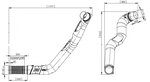Insulated Exhaust Pipe w. Flex, D2S+, Iveco