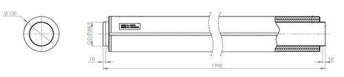 Insulated Exhaust Pipe for Mercedes