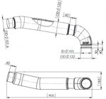 Insulated Exhaust Pipe for Mercedes