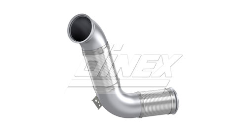 Exhaust Pipe w. Flex, D2S+ for Scania