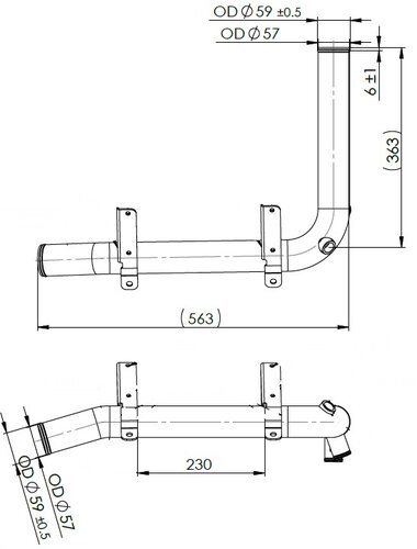 Water Coolant Pipe, Scania