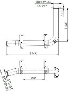 TUBE REFROIDISSEMENT-SCANIA-1436888