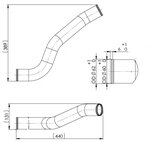 Water coolant pipe, MAN