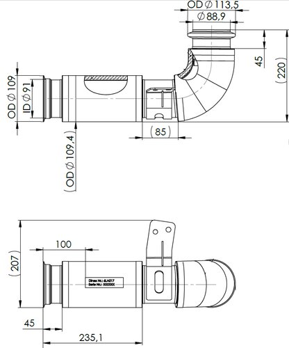 Pipe for Scania