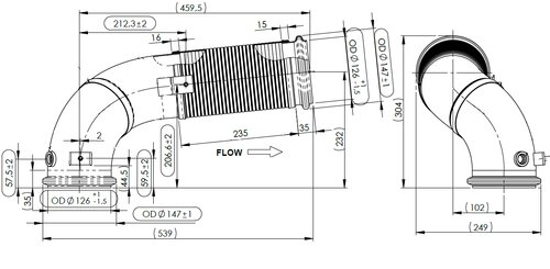 TUBE INTERMEDIAIRE-VOLVO-21572826