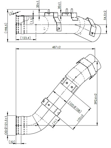 Exhaust Pipe for Volvo