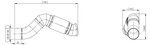 Exhaust Pipe w. Bellow for Mercedes