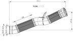 Exhaust Pipe w. Flex, D2S+ for Scania