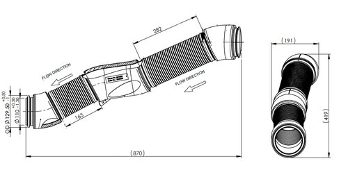 Pipe for Scania