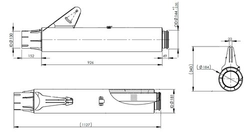 Silencer for Scania