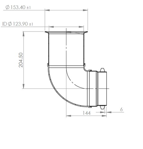 Exhaust Pipe for International