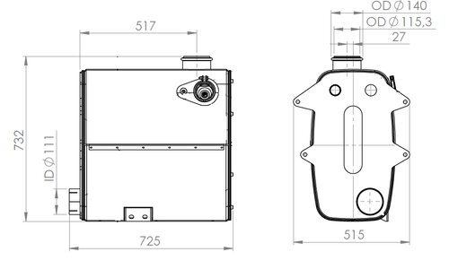 Silencer W. SCR for MAN