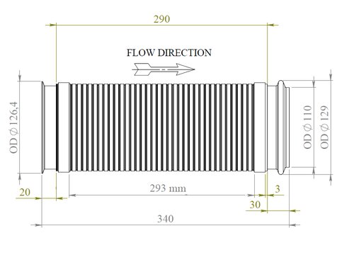 Flex Pipe for MAN